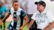 Reimond Manco gives tips to Bryan Reyna to score goals with Alianza Lima
