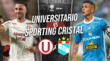 Universitario vs Sporting Cristal en vivo Liga 1 juegan el lunes en el Monumental de Ate