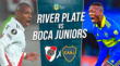 River Plate and Boca Juniors face off at the Monumental Stadium in Nuñez