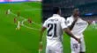 Gol de Vinicius para el 1-0 de Real Madrid sobre Manchester City