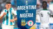 Argentina y Nigeria se enfrentan en partido correspondiente a los octavos de final del Mundial Sub 20