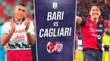 Cagliari con Gianluca Lapadula enfrentará al Bari en el Estadio San Nicola.