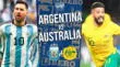Argentina vs Australia cara a cara en el Workers Stadium de Pekín.