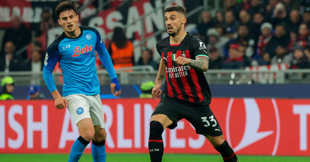 Napoli vs. Milan por Champions League resumen del partido