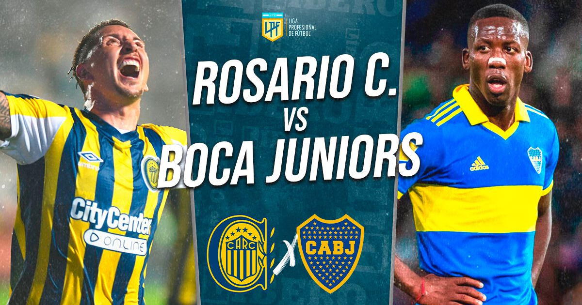 Boca Juniors Vs. Rosario Central Por La Liga Profesional Argentina ...