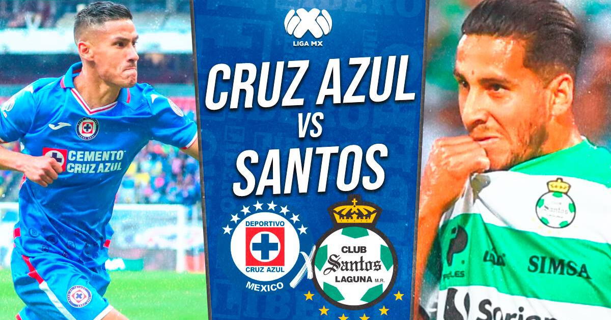 Cruz Azul vs Santos EN VIVO por la Liga MX partido minuto a minuto