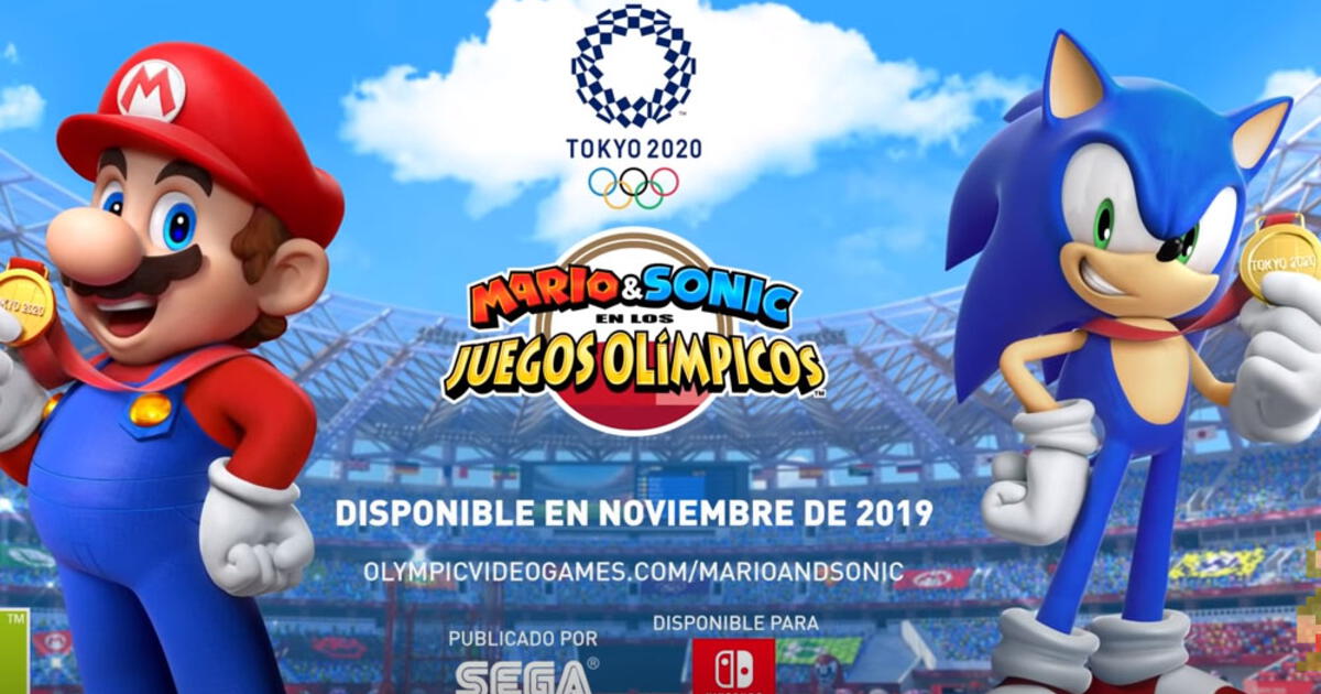 Tokio 2020: SEGA Anuncia Fecha De Lanzamiento Del Videojuego 'Mario Y