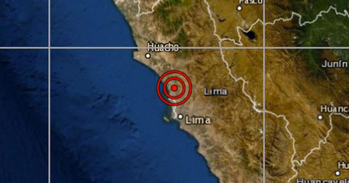 Temblor En Perú Sismo De Magnitud 4 5 Se Registró Hoy En Lima Y Ancón