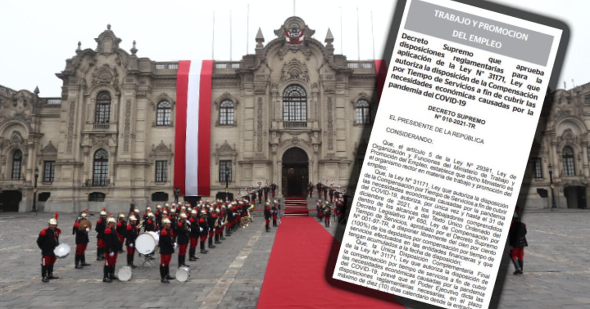 Retiro CTS al 100 Ejecutivo oficializó la normativa en El Peruano