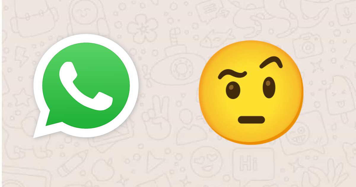 WhatsApp conoce el significado del emoji de la carita con una ceja