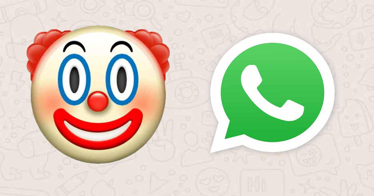 WhatsApp Conoce el significado del emoji del payaso