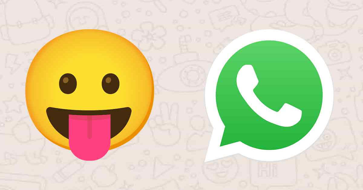 WhatsApp el verdadero significado del emoji del rostro sacando la