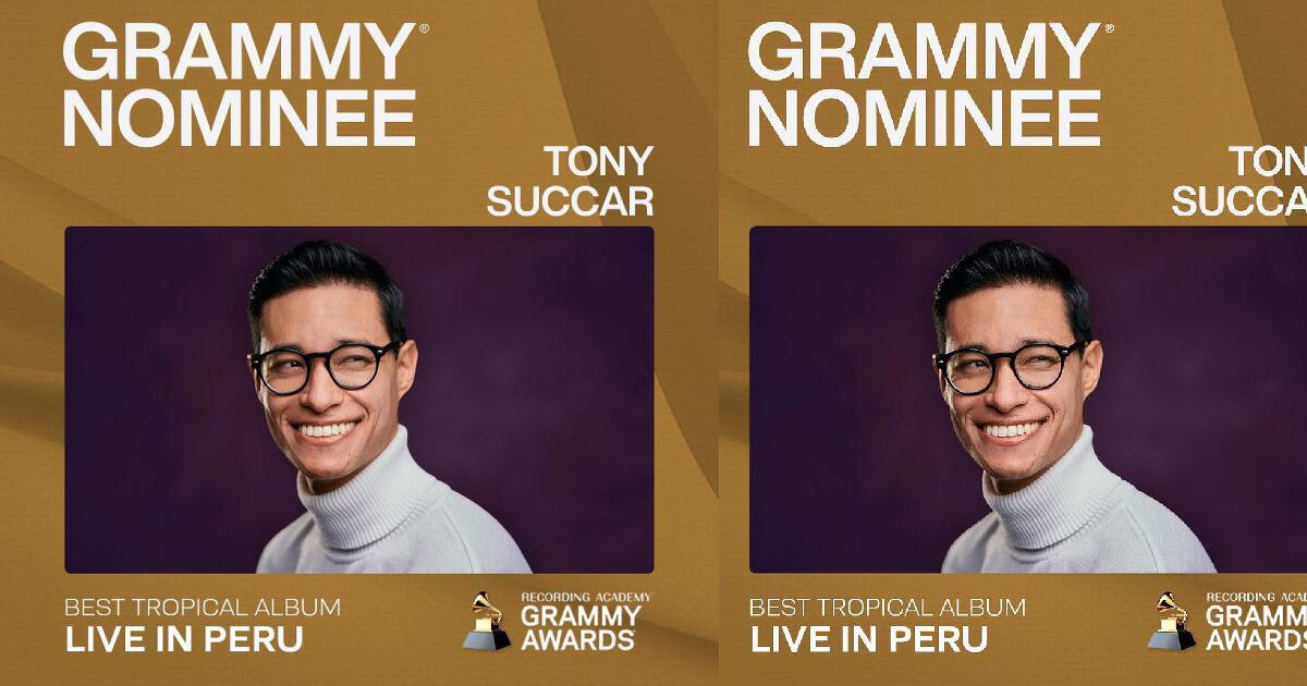 Tony Succar Emocionado Y Orgulloso Por Representar A Perú En Los Grammy