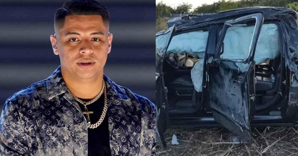 Eduin Caz Grave Accidente En El Automóvil De Vocalista Del Grupo Firme 4329