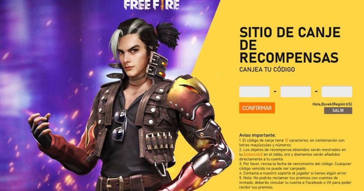 Free Fire: códigos de canje del 19 de marzo de 2022 para adquirir