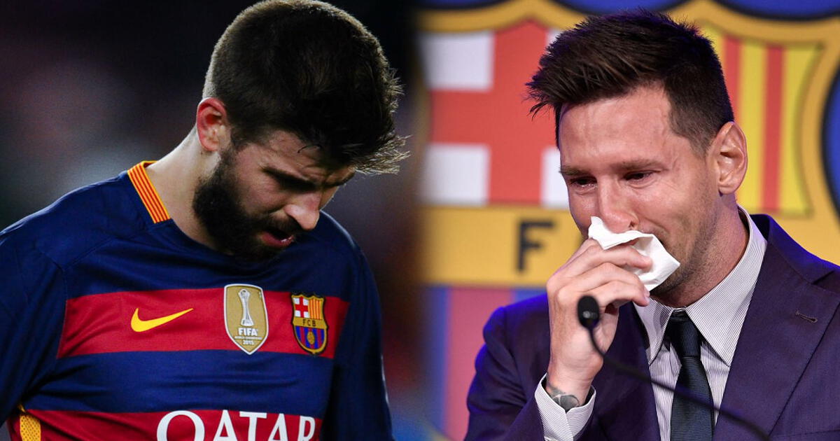 Gerard Piqué Se Emocionó Al Recordar La Salida De Lionel Messi Lloré Cuando Se Fue De Barcelona 7368