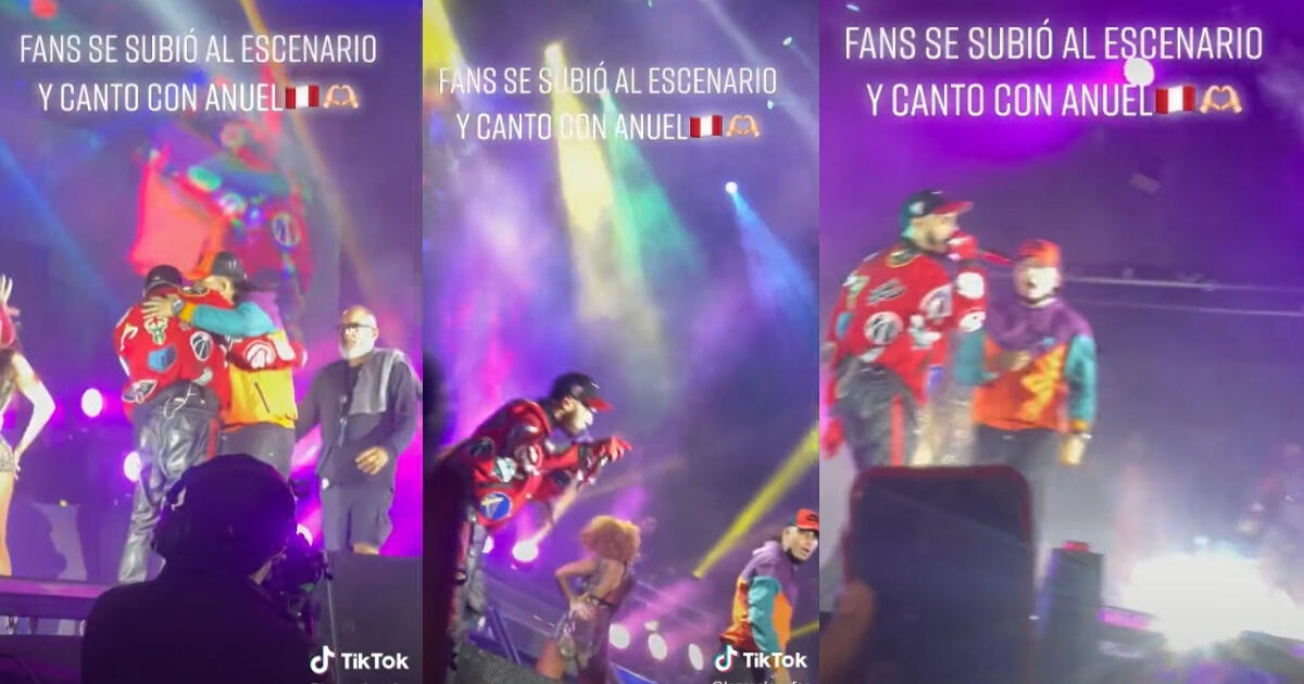 Fan De Anuel AA Sube Al Escenario Y Canta Con él En Concierto, Video Es ...