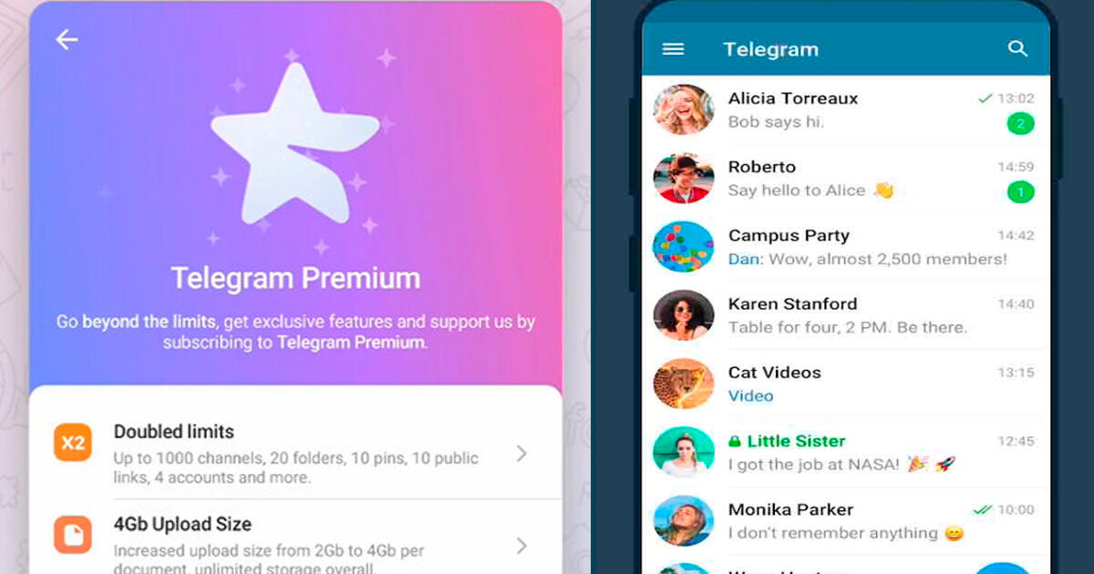 Telegram Premium: precio y lista de beneficios que tendrá el servicio de mensajería 'VIP'