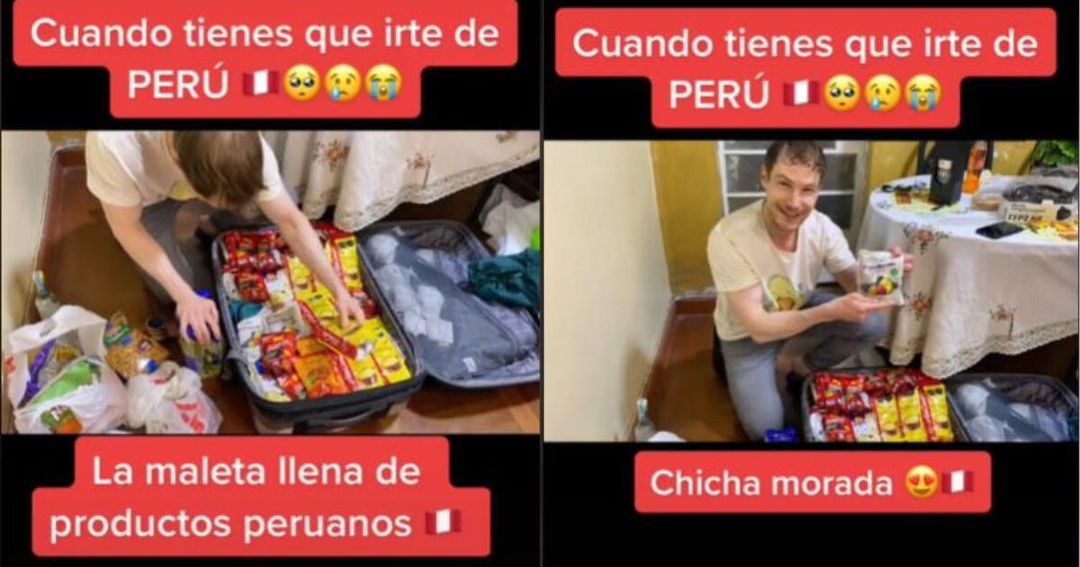 Tiktok Extranjero Llena Su Maleta De Productos Peruanos Video