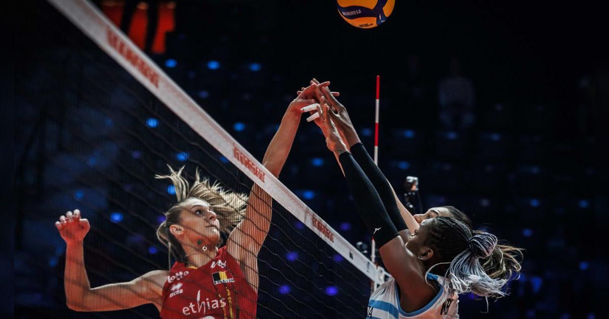 Argentina perdió 3 sets a 0 ante Bélgica por el Mundial de Voleibol