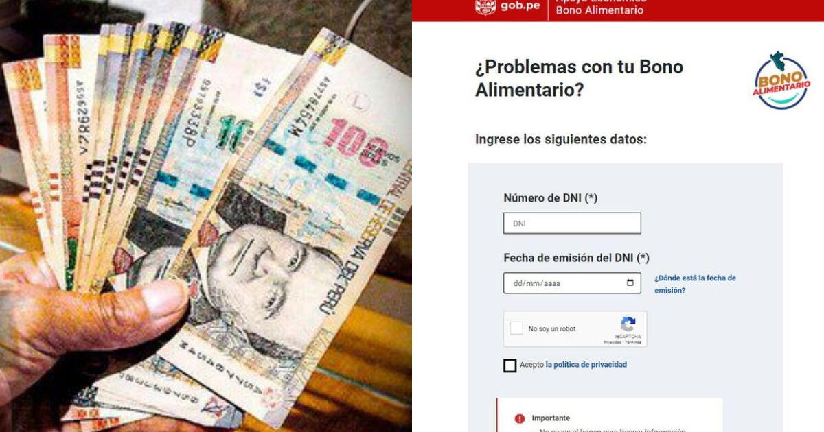 Bono Alimentario LINK 2022 Consulta con tu DNI si recibirás el