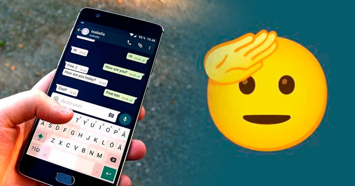 Whatsapp 2023 ¿qué Significa El Emoji De La Carita Con Saludo Militar 6921