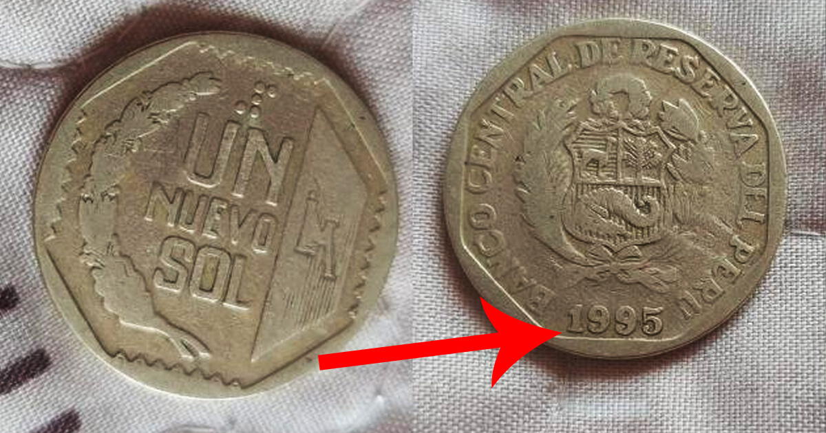 ¿Por qué la moneda de 1995 de 1 sol se estaría cotizando en más de 700
