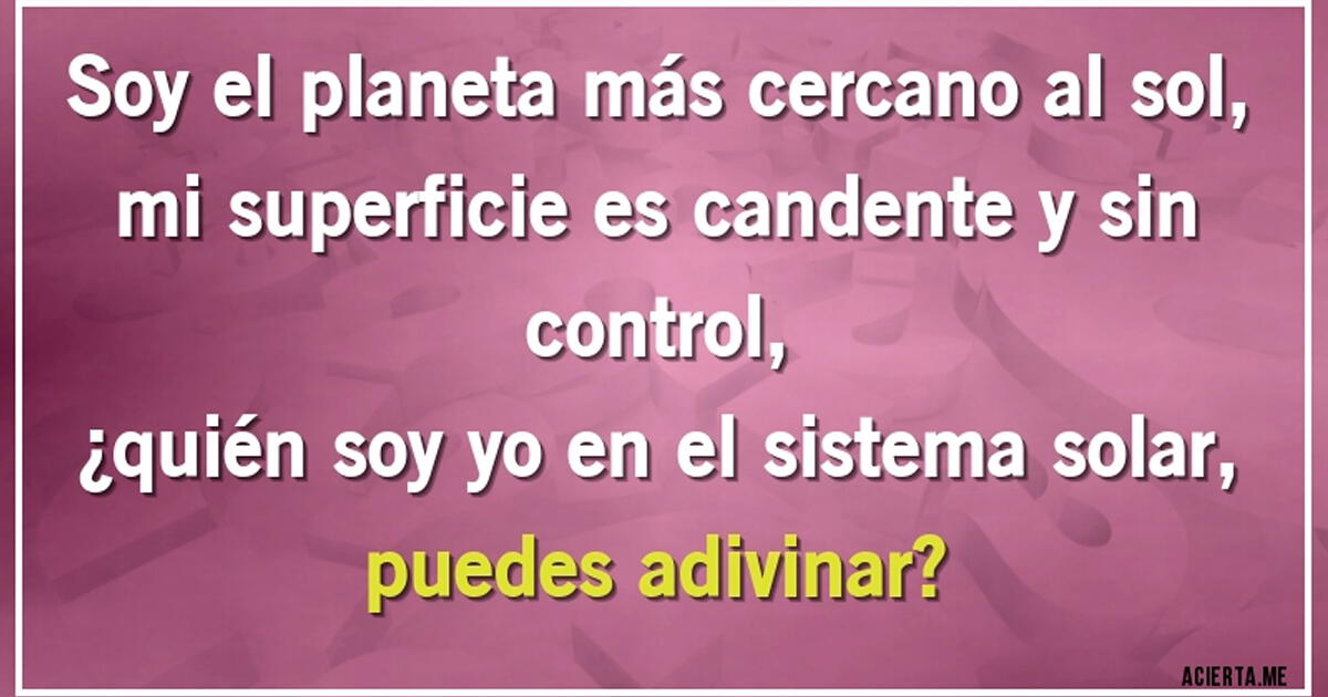 ¿podrás Adivinar El Planeta Solo Un Verdadero Genio Supera El Acertijo Que El 99 Fallóemk 2164