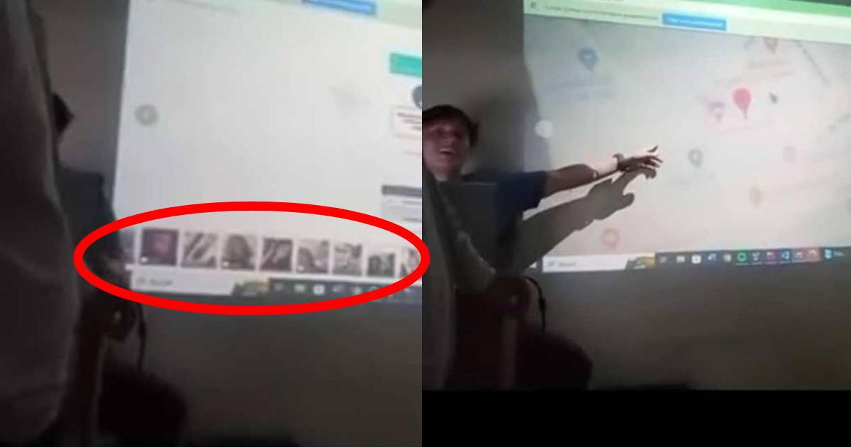 Joven se lucía en exposición y error lo hace revelar fotos íntimas en medio de su clase