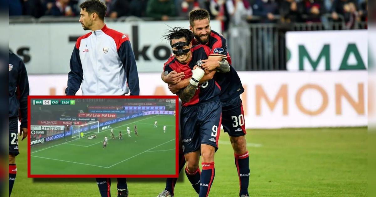 Gol de Cagliari vs Bari EN VIVO con Gianluca Lapadula: Leonardo