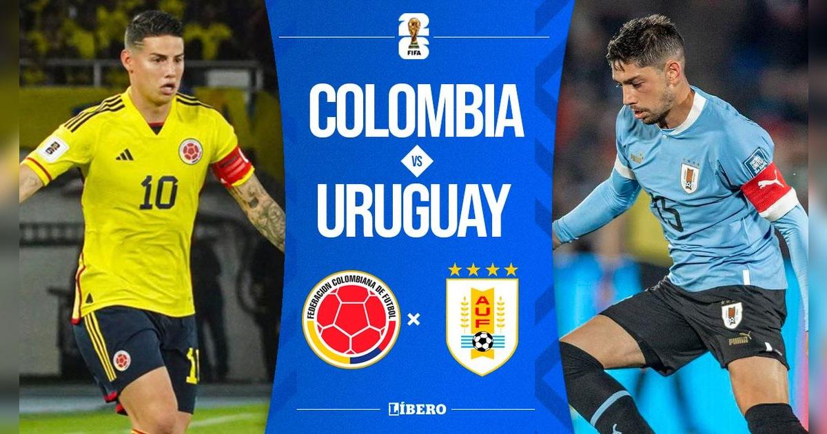 SEE match Colombia vs. Uruguay LIVE Transmission and details of the