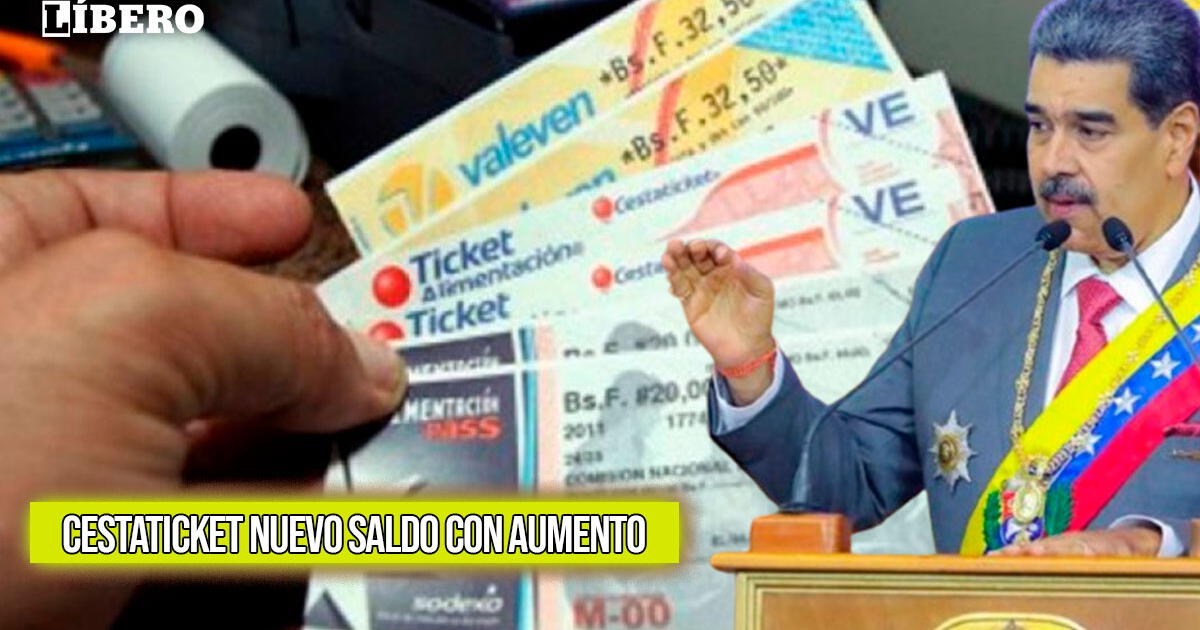 Cestaticket en Venezuela 2024 NUEVO monto del Bono de Alimentación para trabajadores Ticket