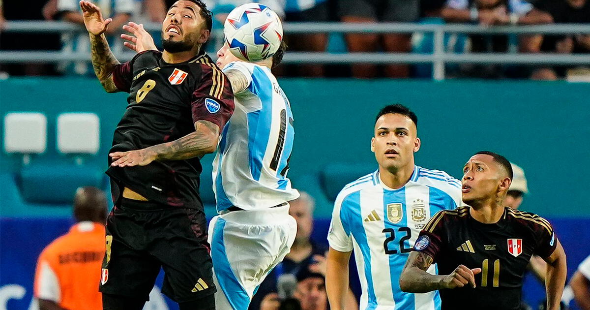 Cómo salió Argentina vs Perú estadísticas y quién ganó el partido de Copa América