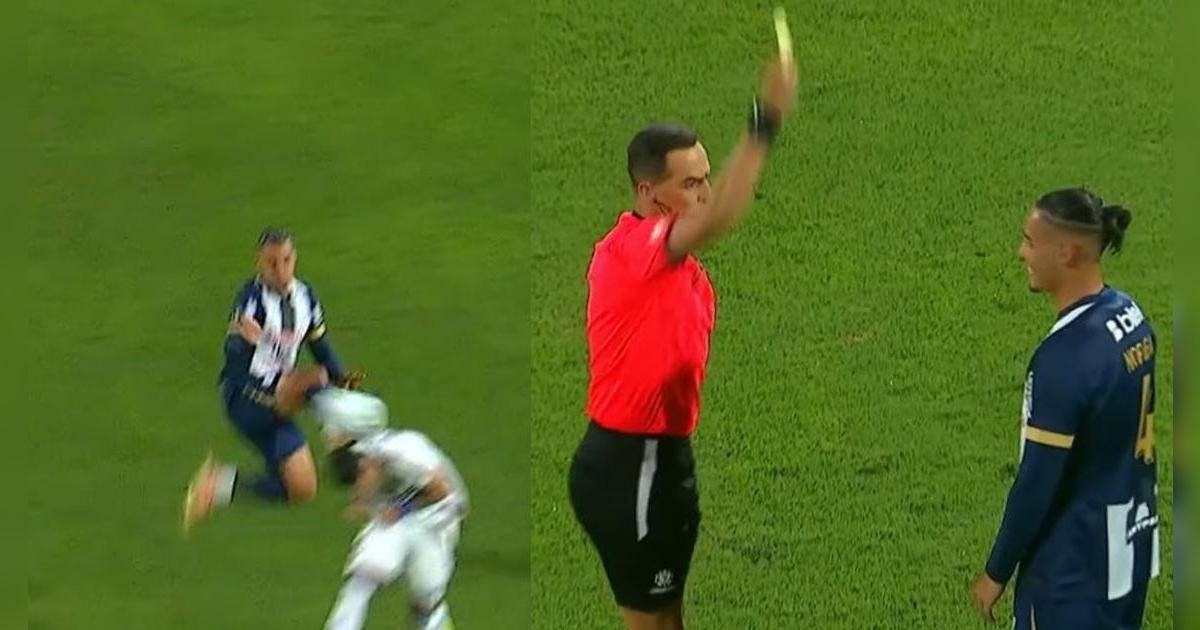 ¡Erick Noriega se salvó de la roja! Así fue la dura falta que pudo