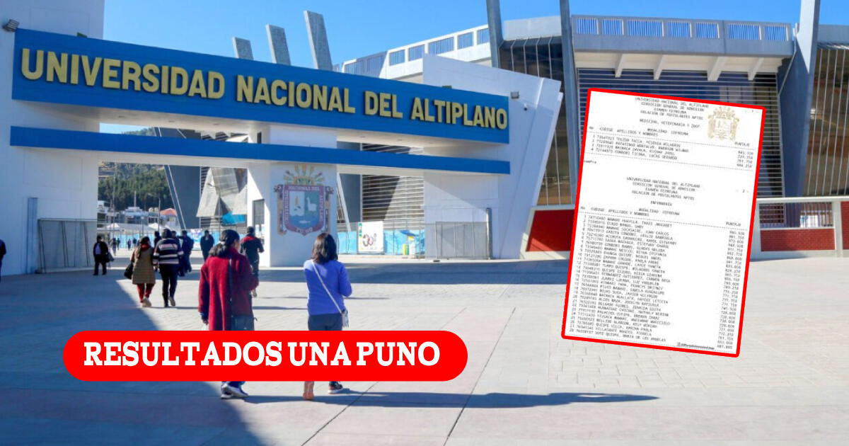 Resultados Examen cepre una puno 2025: – El reportero andino