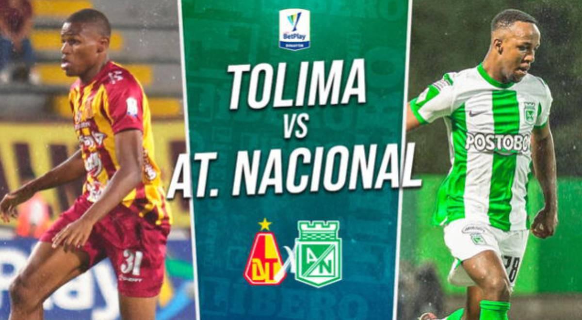 Atlético Nacional vs. Tolima EN VIVO por Liga BetPlay Colombia: partido ...