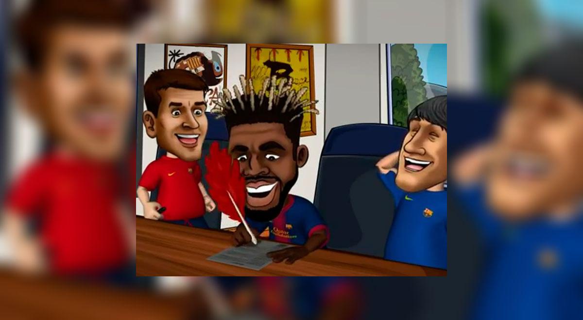 Alex Song es el nuevo protagonista de los Barça toons [VIDEO]