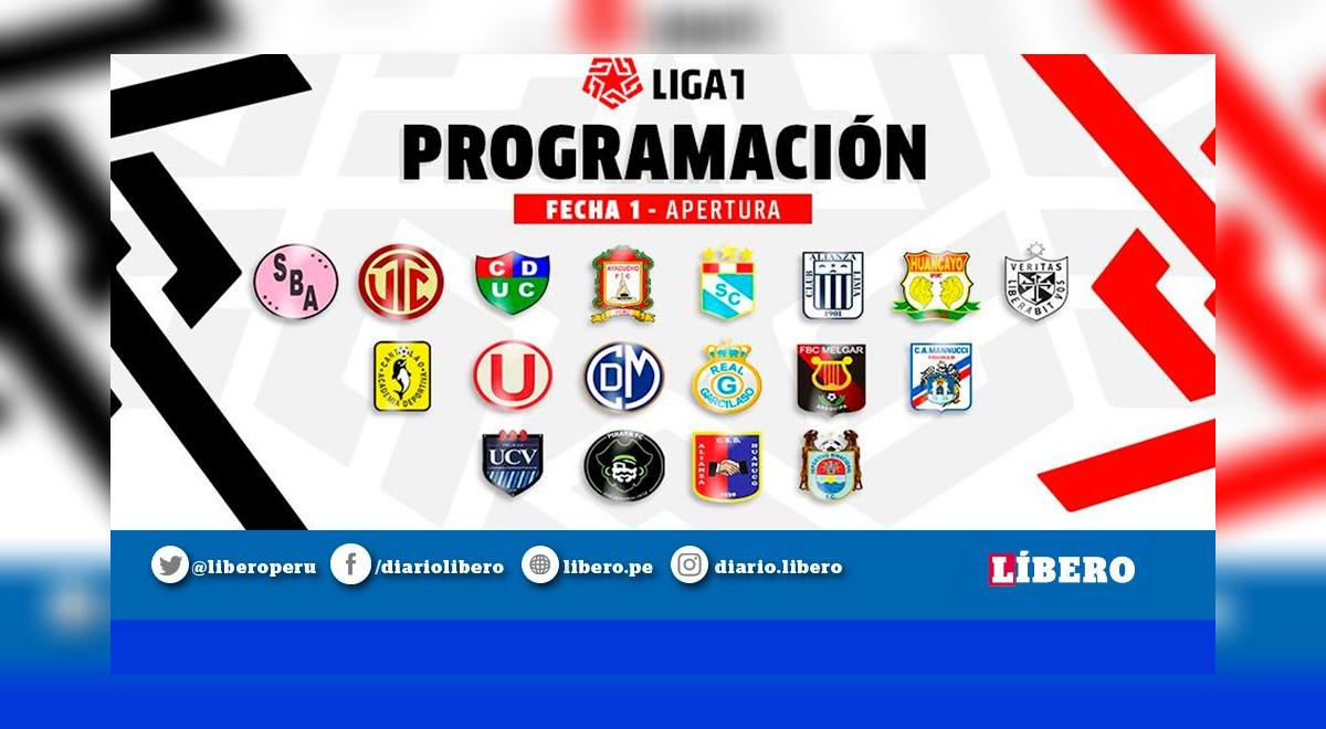 Liga 1 Movistar: Así quedó la tabla de posiciones tras la primera fecha ...