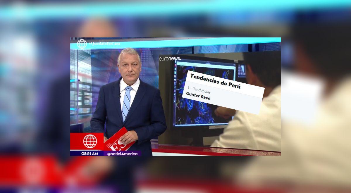 Gunter Rave Gunter Rave volvió a conducir espacio periodístico y las redes sociales ...