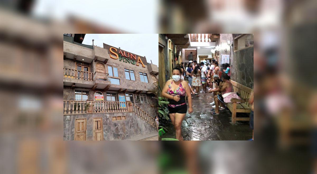 Intervienen a más de 100 personas dentro de un sauna en Independencia