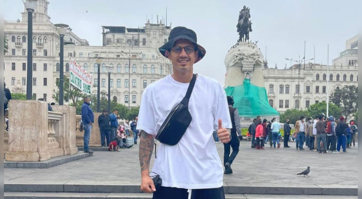 Gianluca Lapadula se paseó por el Centro Histórico de Lima - FOTOS Gianluca Lapadula se paseó por el Centro Histórico de Lima - FOTOS