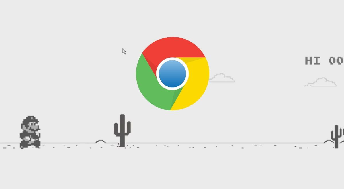 Así puedes reemplazar al dinosaurio de Google Chrome para jugar Super Mario  Bros.