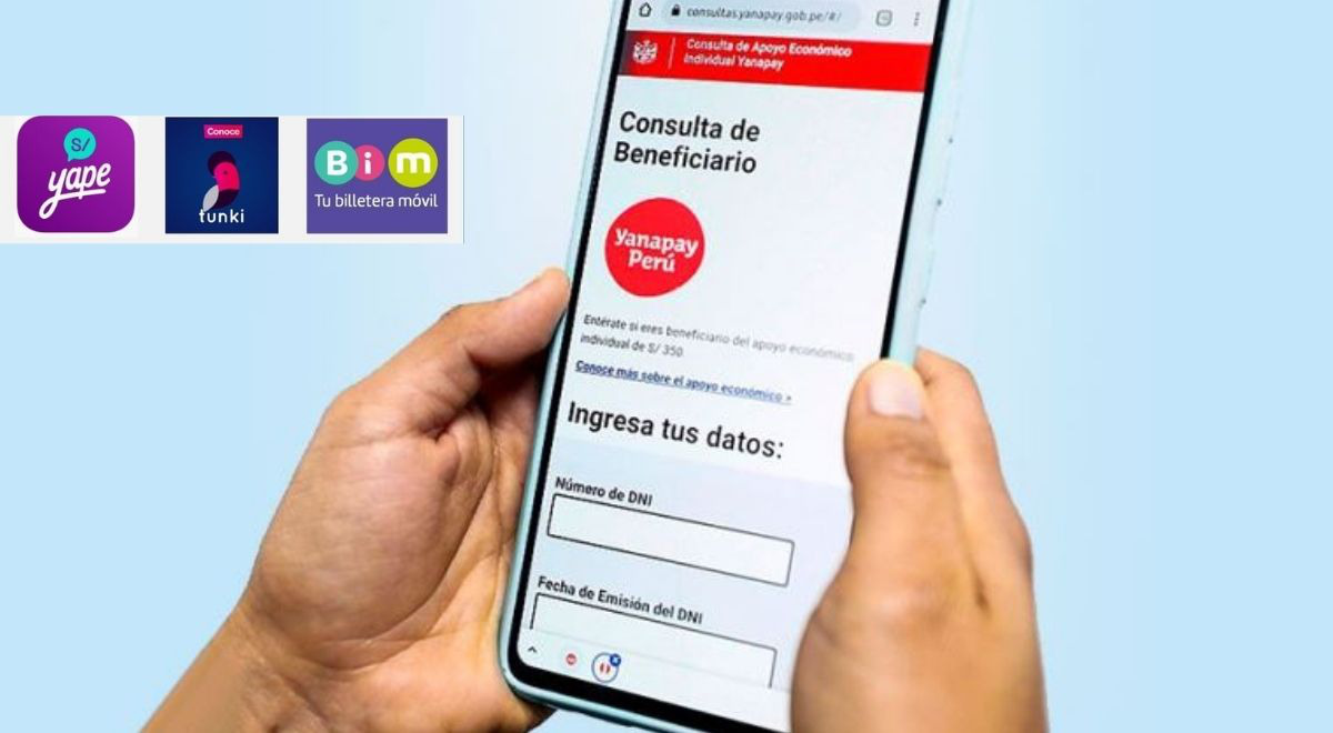 Bono Yanapay soles LINK Conoce cómo se realizará el pago por celular