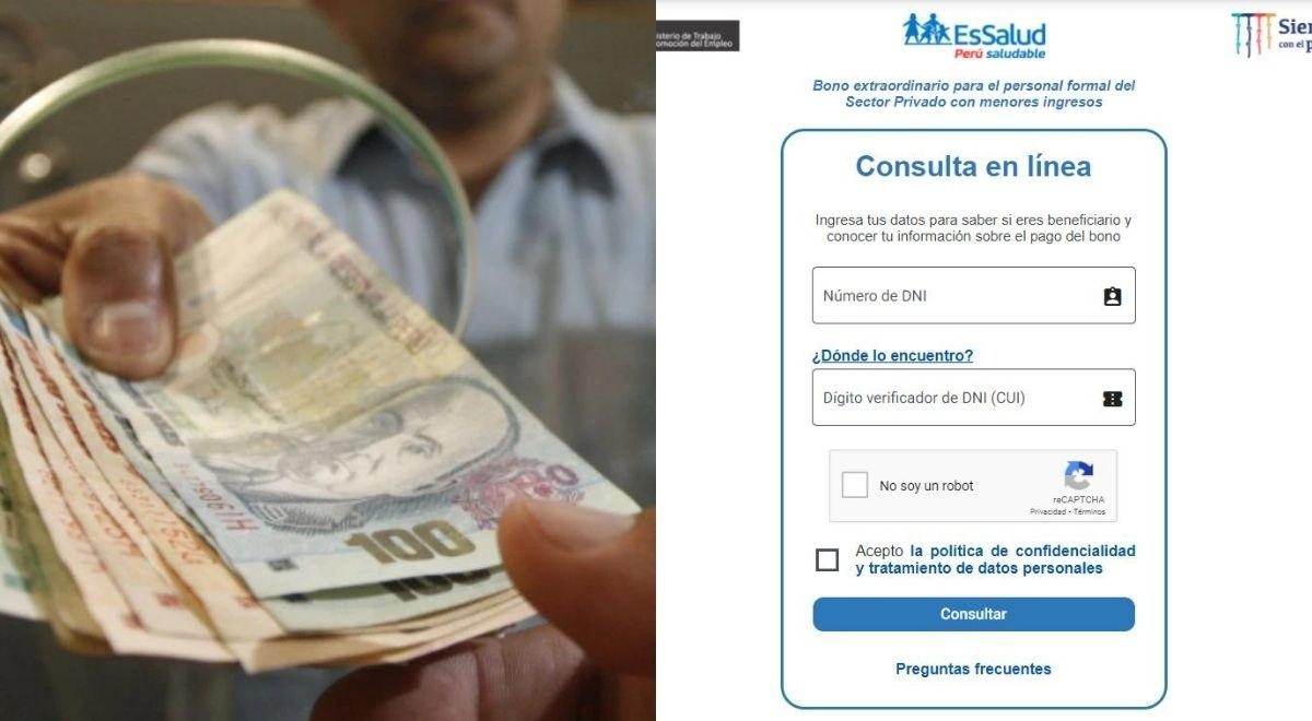 Bono 210 soles - Link: Revisa con tu DNI si te corresponde recibir el ...