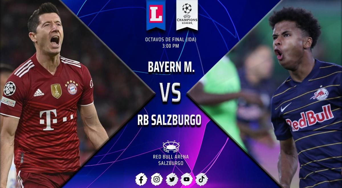 Bayern Múnich vs. RB Salzburgo EN VIVO dónde ver partido Bayern Múnich vs. RB Salzburgo EN VIVO dónde ver partido