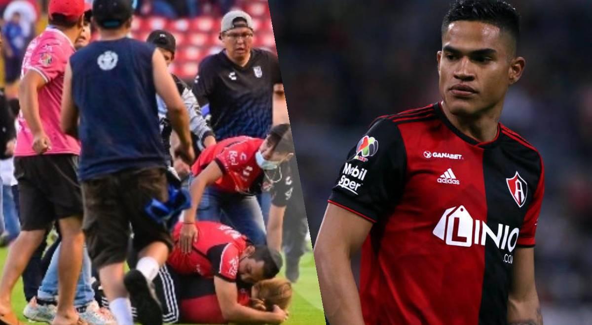Anderson Santamaría tuvo que huir tras invasión y pelea de hinchas de ...