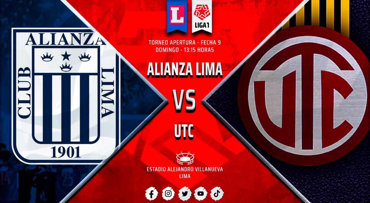 GOLPERÚ EN VIVO, Alianza Lima vs. UTC por la Liga 1 2022: Cómo ver ...