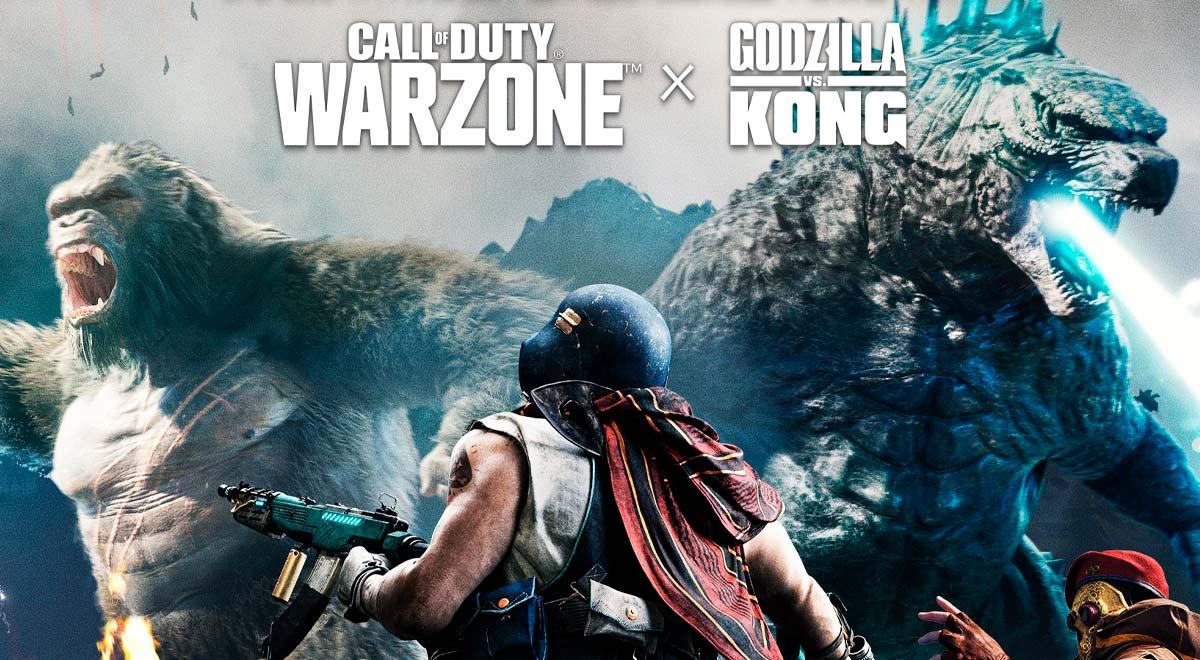 Call of Duty Warzone Nueva temporada incluirá skins de Godzilla y King