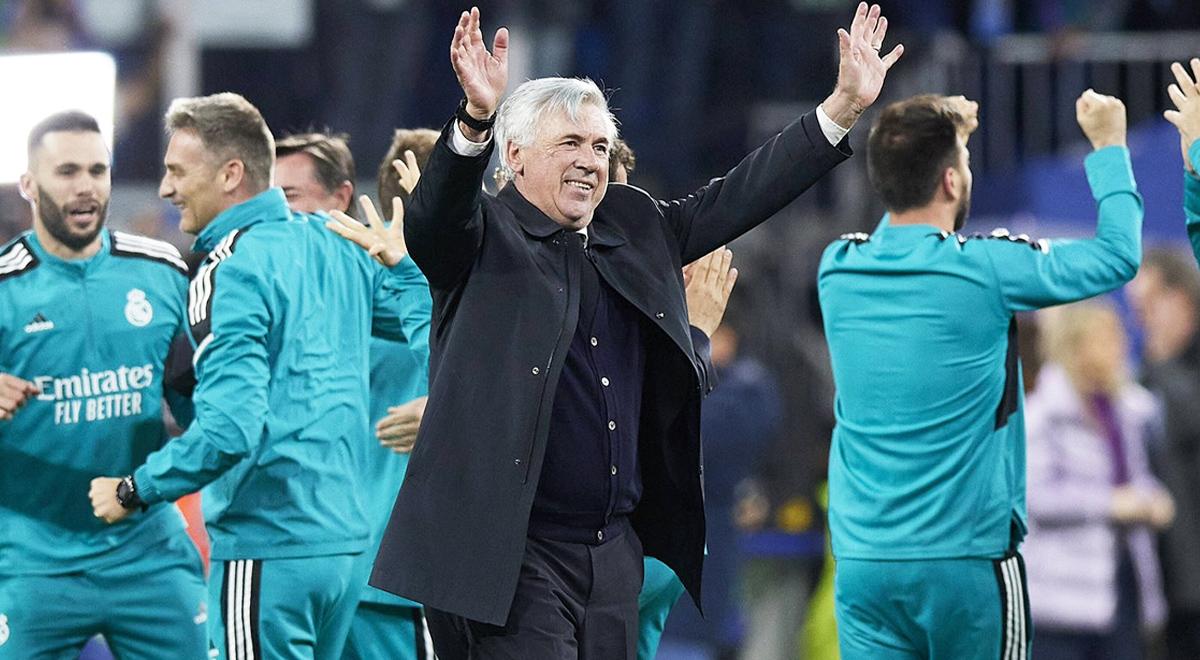 Real Madrid Carlo Ancelotti exploto de felicidad tras llegar a la final ...