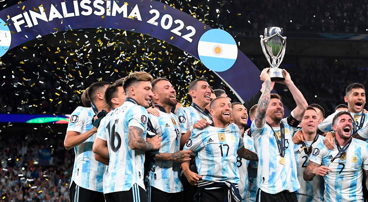 Argentina Campeon De La Finalissima 2022 Goleo 3-0 A Italia En El ...